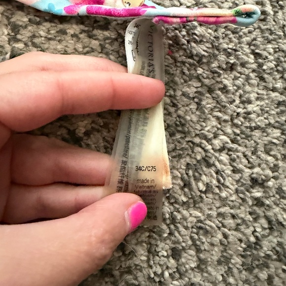 Victoria's Secret Pink and Blue Bikini - Picture 4 of 8